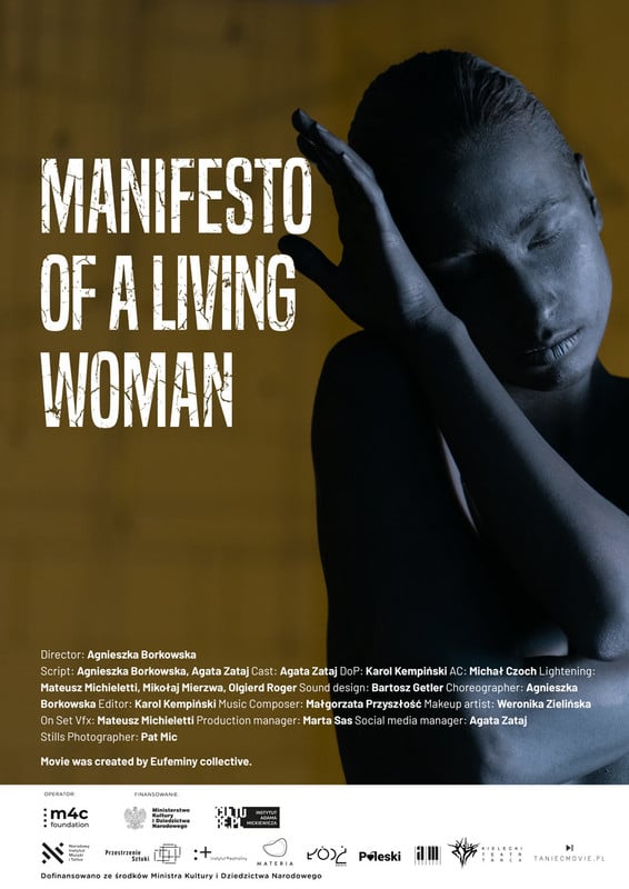 MD “Manifesto of a Living Woman“ – Agnieszka Borkowska, Poland, 2020, 5’